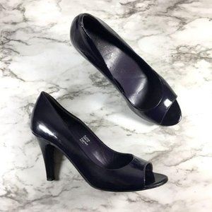 Tyler by Richard Tyler Purple Peep Toe Heels 5.5